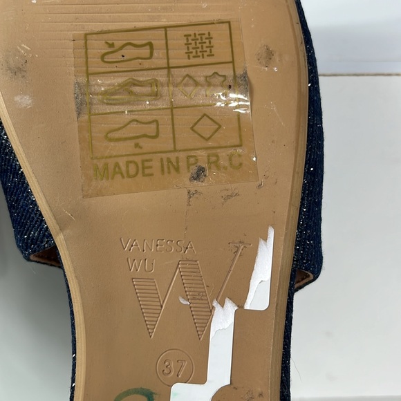 Anthropologie Vanessa Wu Embellished City Flats. - Picture 7 of 7